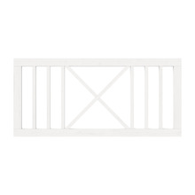 Hagegjerde Rold hvit 150 x 70 cm